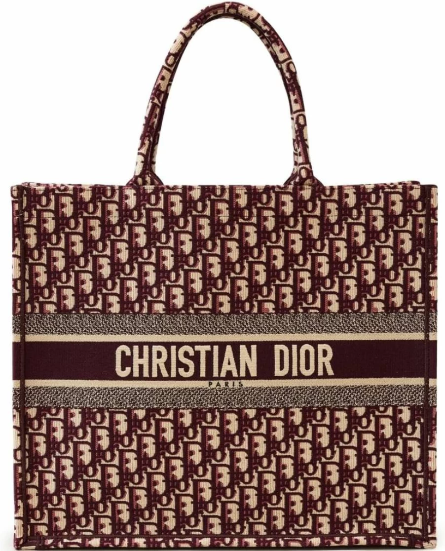 Pre-Loved Dior Oblique Large Book Tote Bag for Women