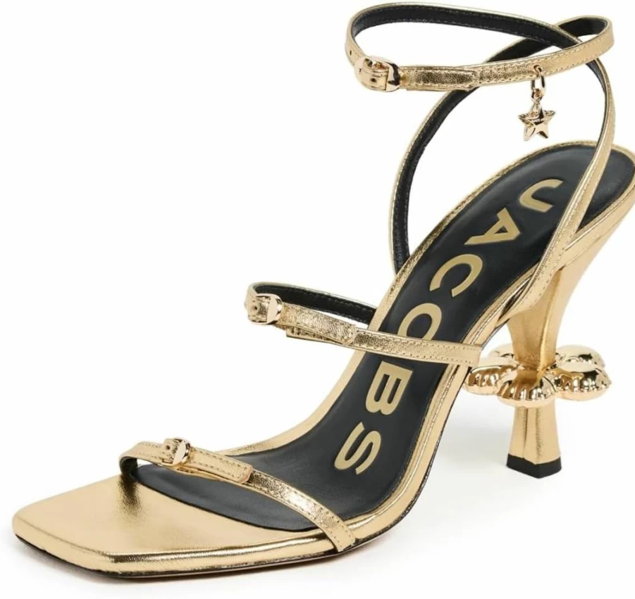 Marc Jacobs Women's Daisy Heels - Floral Print High Heel Sandals for Women