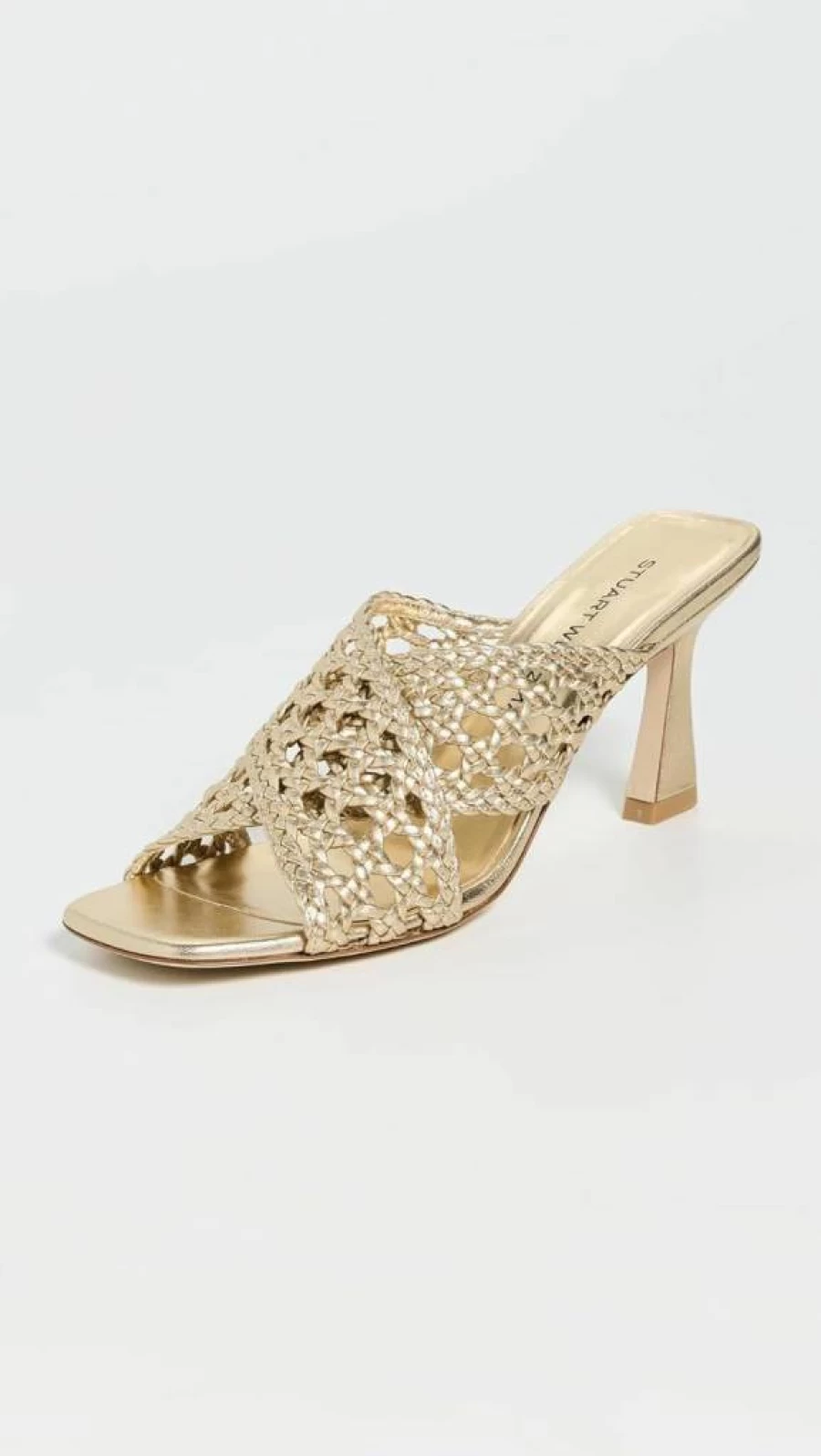 Stuart Weitzman Women's Thea 75mm Slide Sandals - Comfortable Luxury Slides for Women