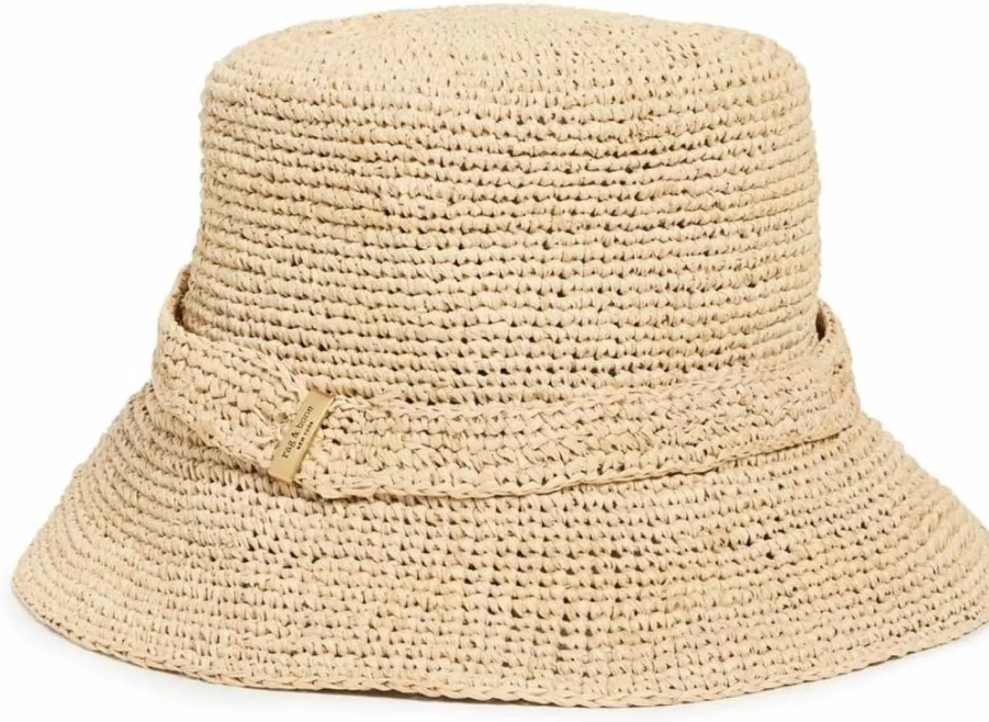 Rag & Bone Women's Lela Rollable Wool Fedora Hat – Foldable Travel Sun Hat for Women