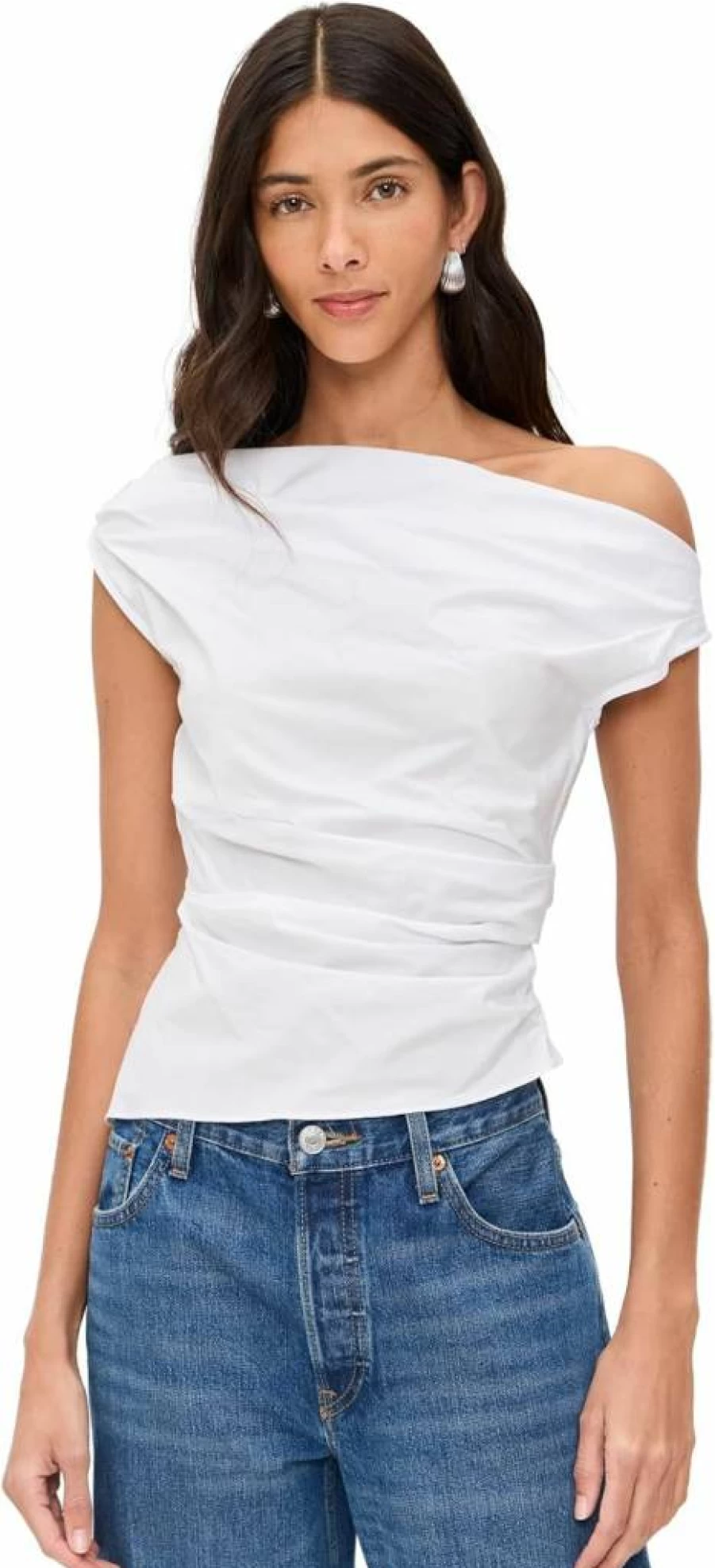 STAUD Women's Phare Top | Chic Blouse for Women | Fashionable Tops for Women