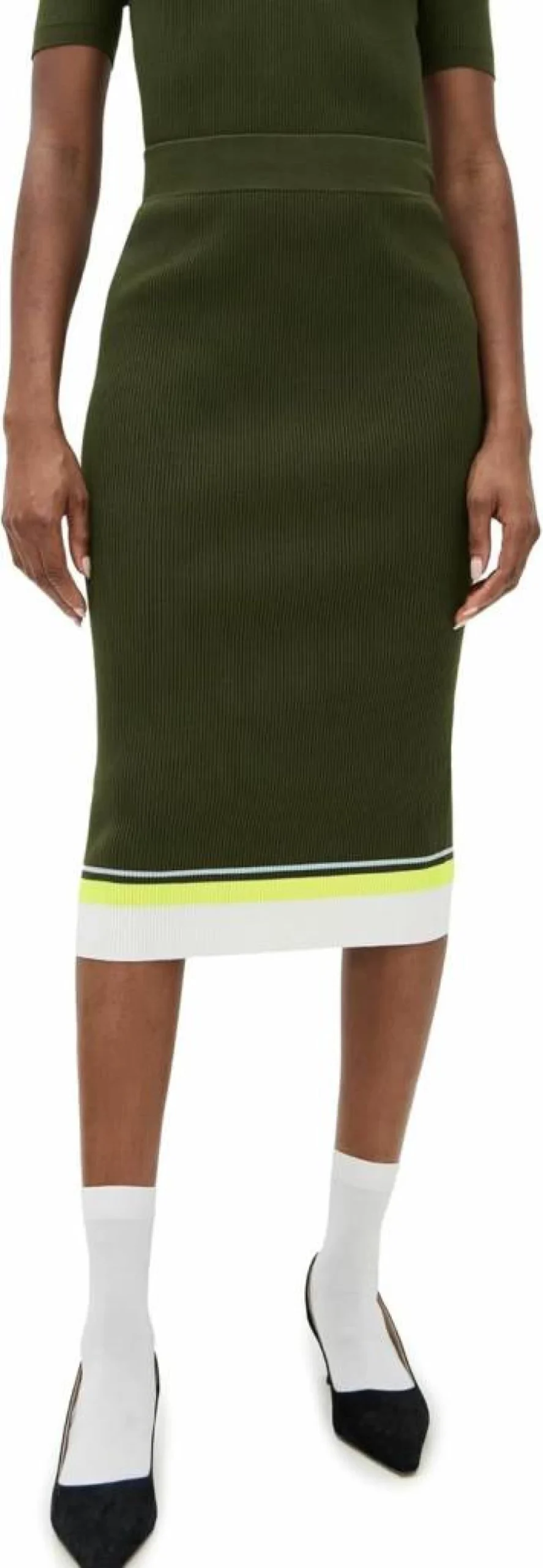 Essentiel Antwerp Women's Fashion Ribbed Skirt - Stylish & Comfortable