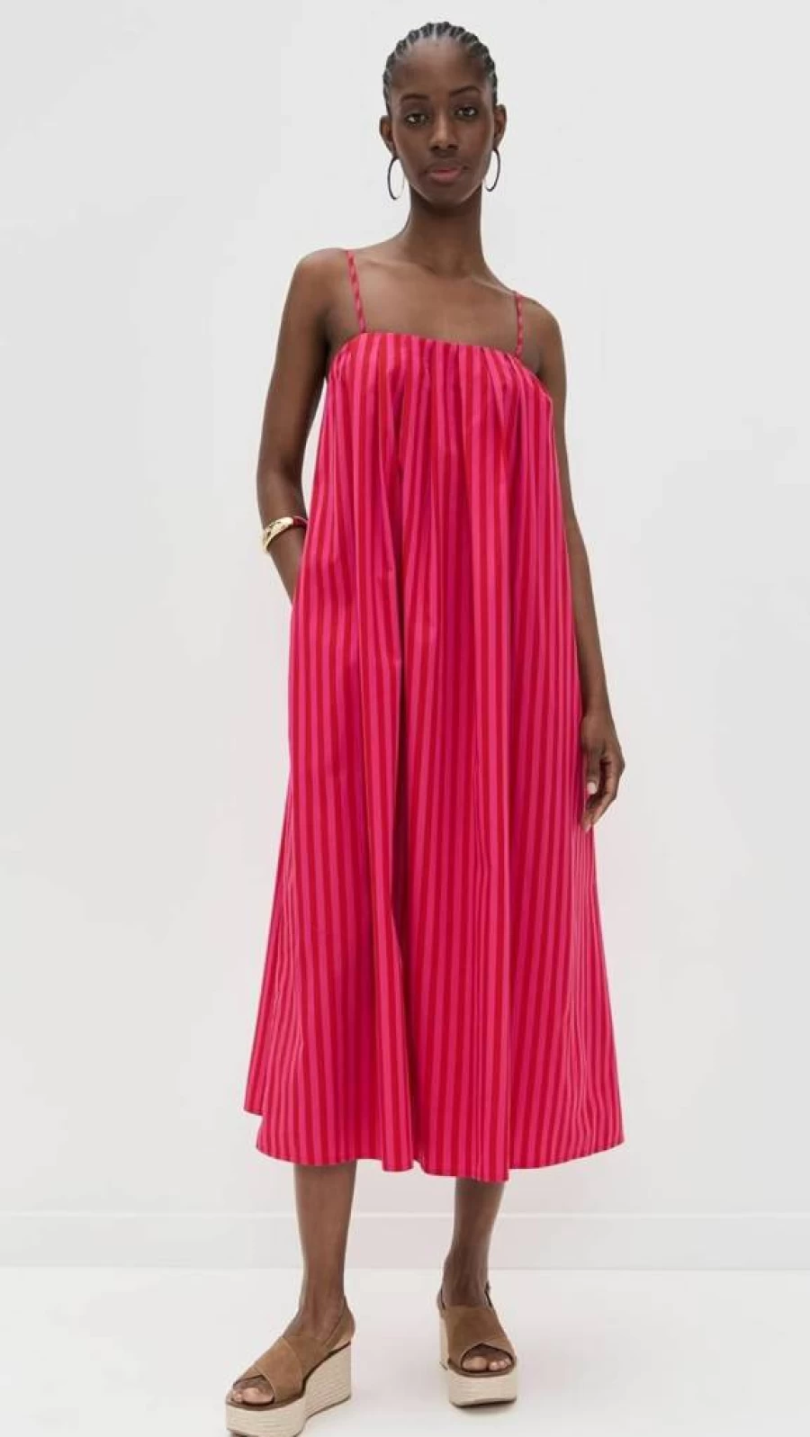 Madewell Women's Marsha Dress - Classic Casual Summer Dress for Women