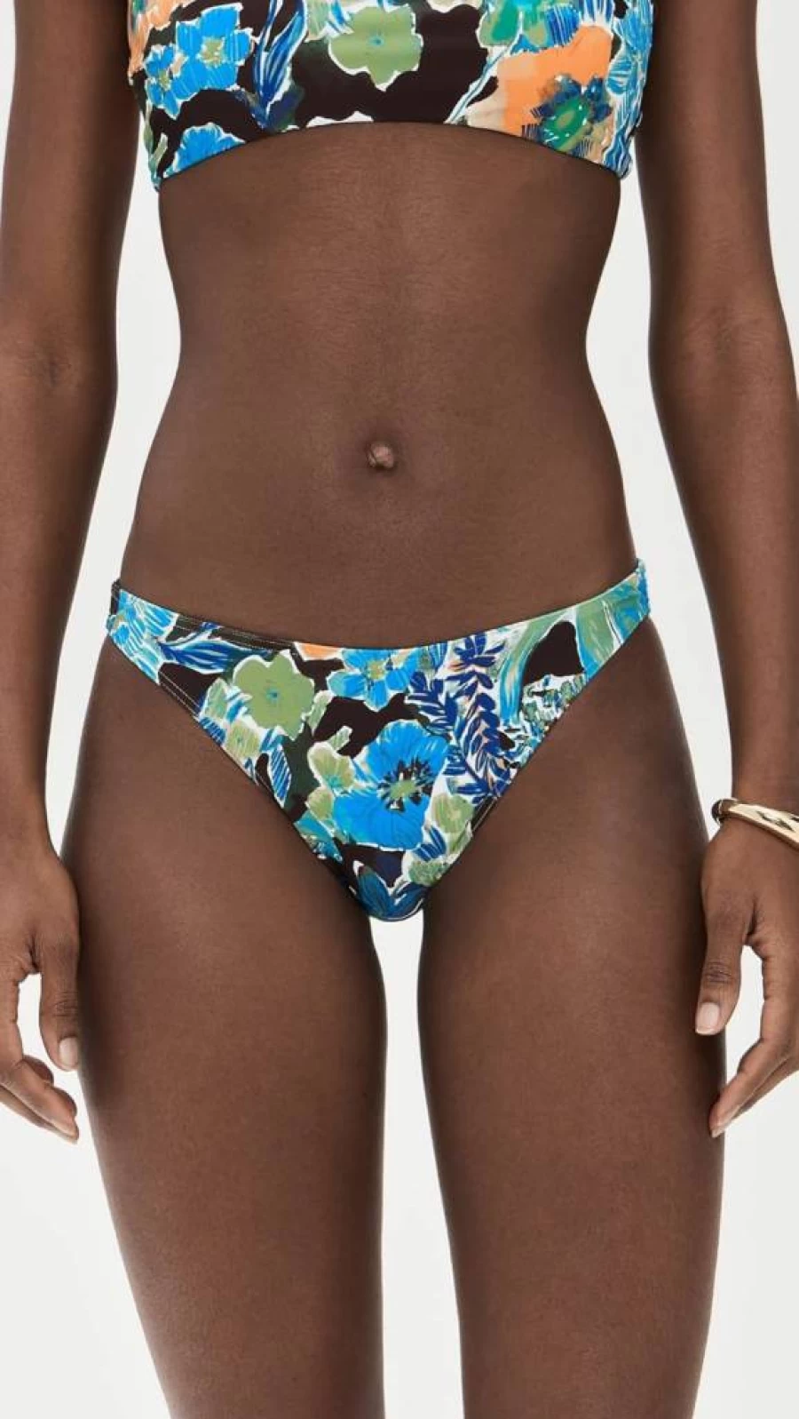 Tanya Taylor Women's Valencia Bikini Bottoms - High-Waisted Swimwear for Women