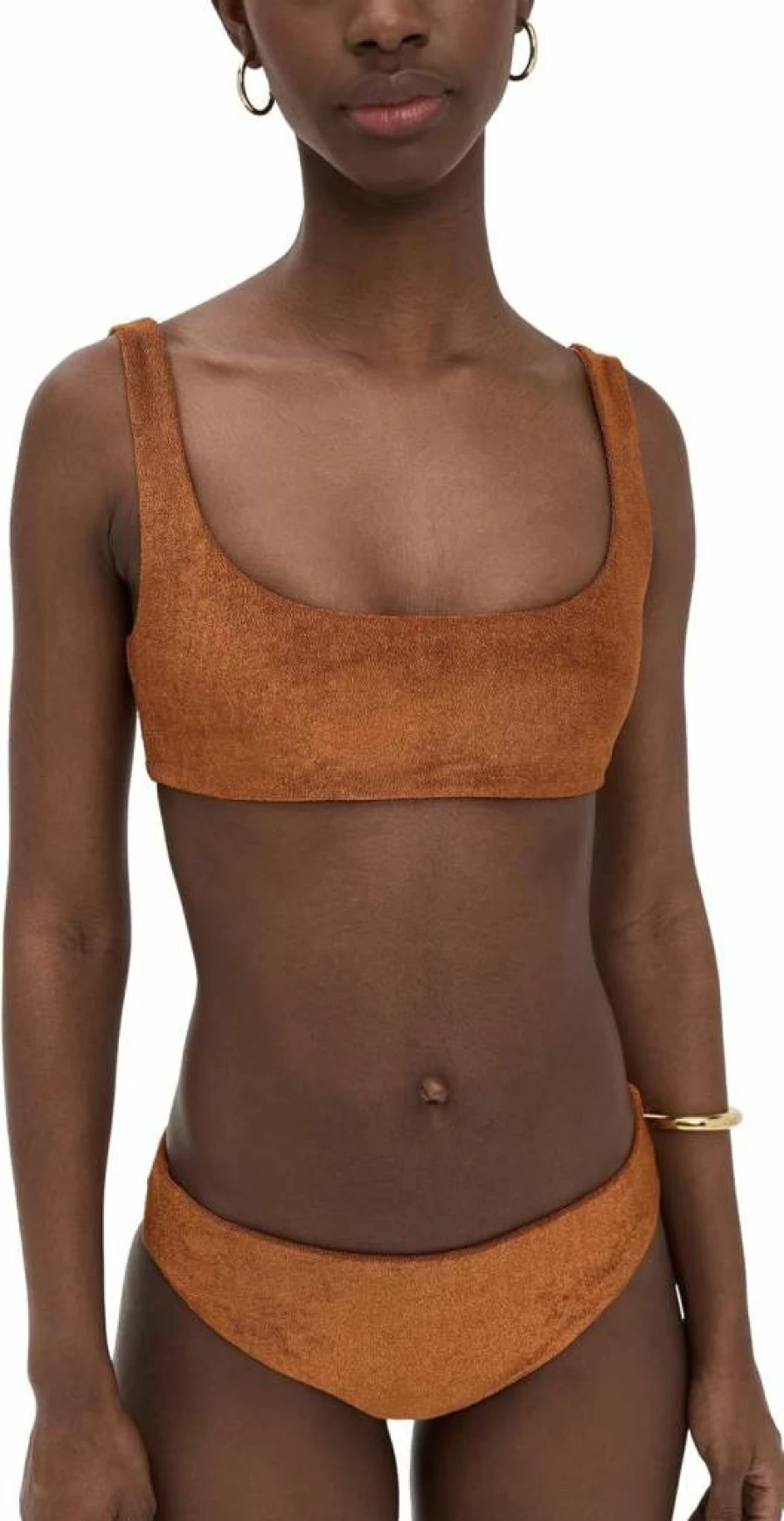 JADE Swim Women's Round Neck Top - Soft Edge Casual Blouse