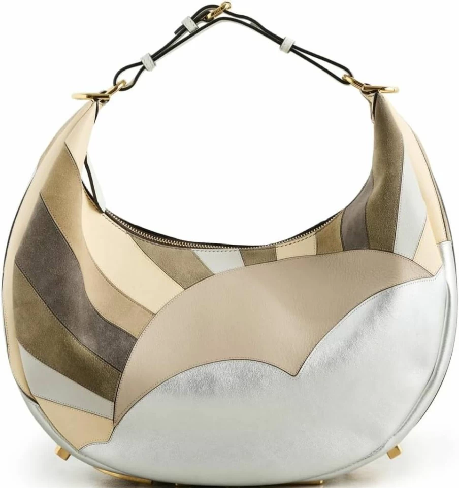 Fendi Fendigraphy Women's Pre-Owned Goatskin Leather Handbag Luxury Designer Purse