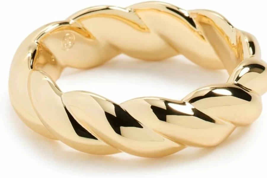 Gorjana Women's Helium Crew Ring - Minimalist Stackable Ring for Everyday Wear