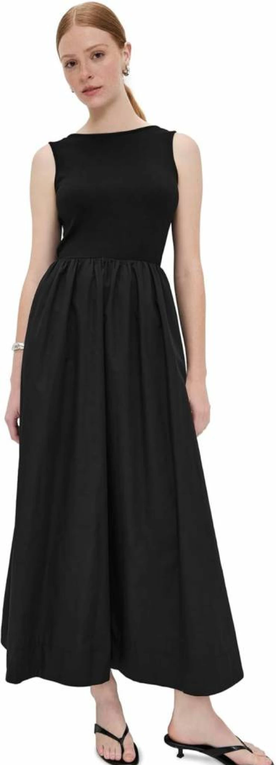Line & Dot Women's Matilda Dress - Stylish Floral Print Summer Dress with V-Neck and Flowy Silhouette