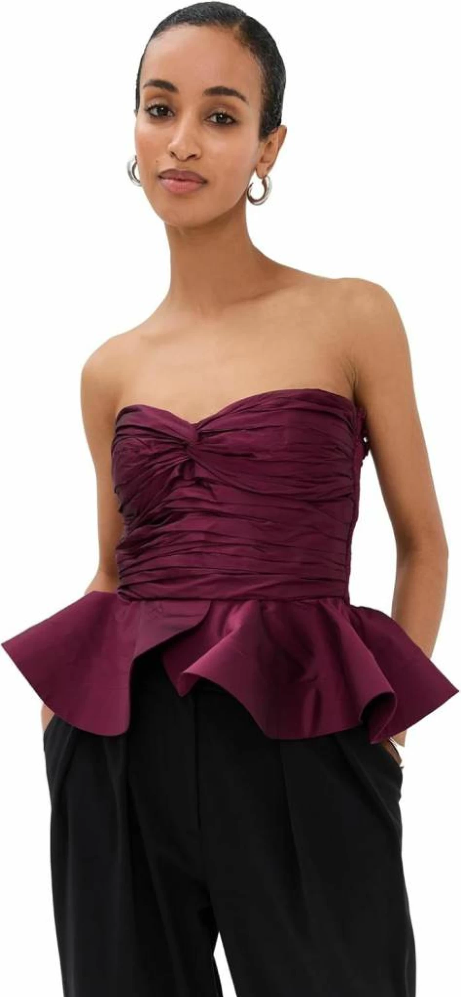 By Efrain Mogollon Women's Maestranza Blouse - Elegant Feminine Top for Casual Wear