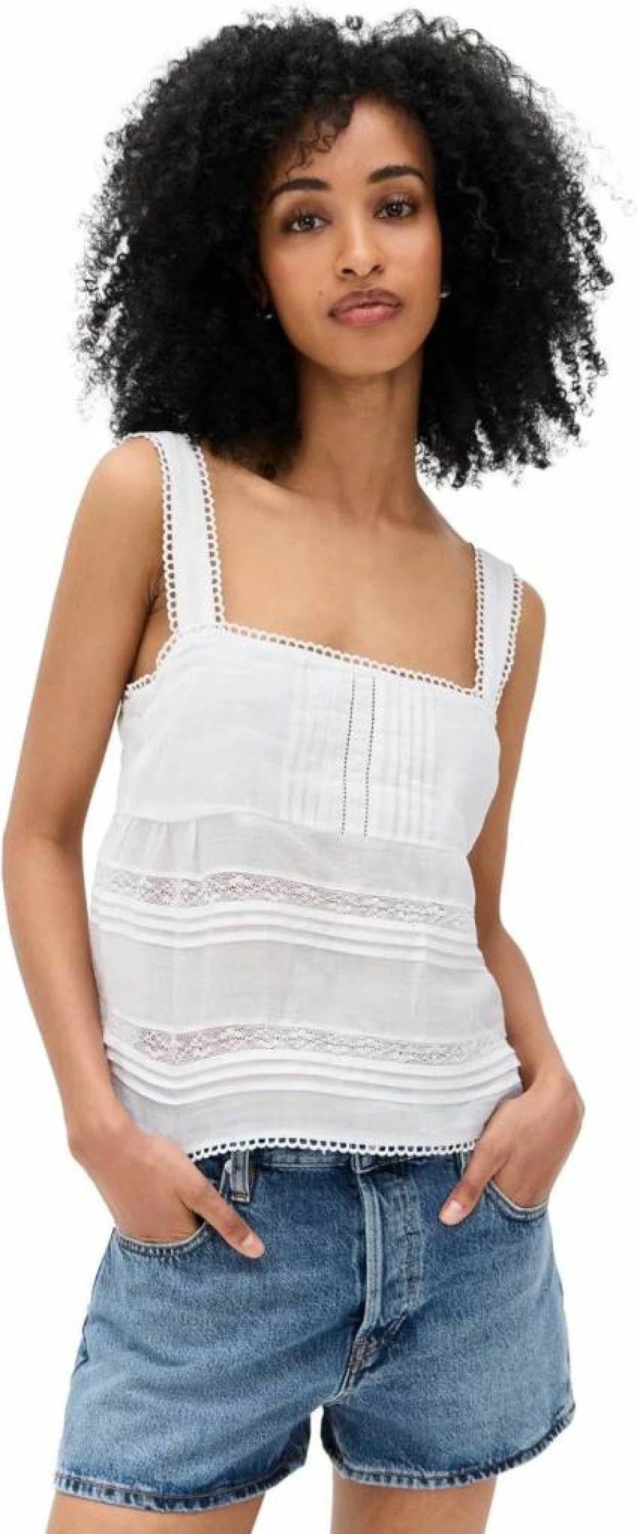 Rag & Bone Women's Viviana Sleeveless Tank Top – Slim Fit Casual Blouse for Women