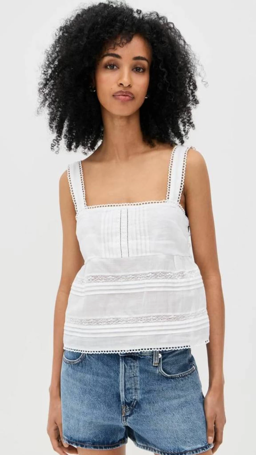 Rag & Bone Women's Viviana Sleeveless Tank Top – Slim Fit Casual Blouse for Women