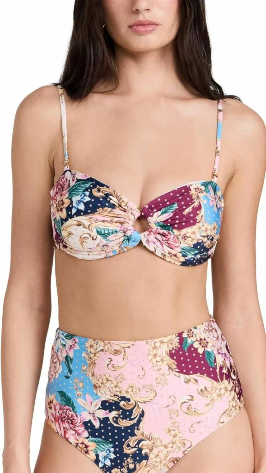 AGUA BENDITA Women's Talia Blush Top - Elegant Feminine Blouse