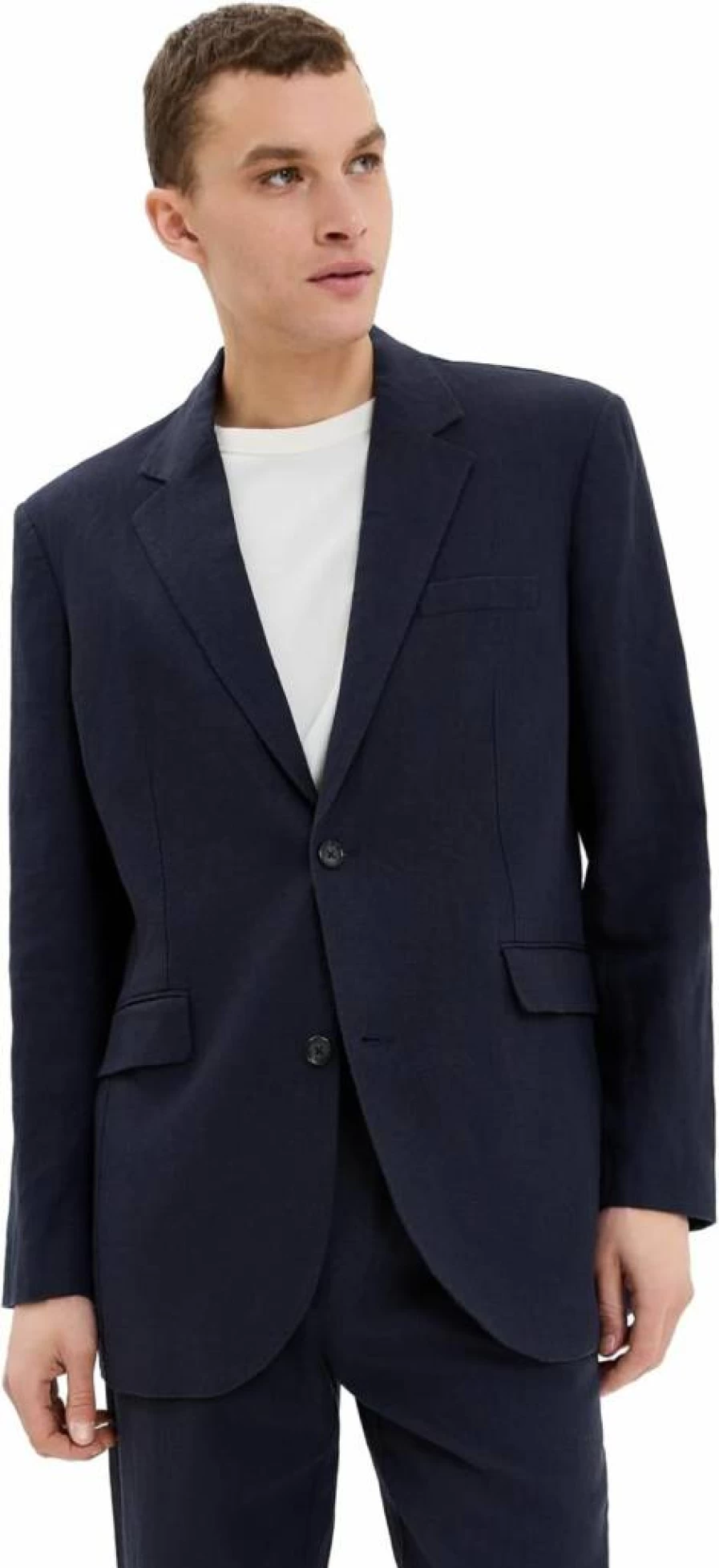 Les Deux Men's James Linen Blazer - Premium Lightweight Summer Jacket for Men