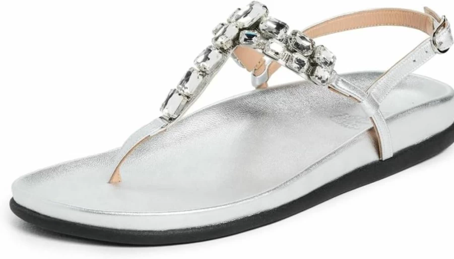 Ancient Greek Sandals Women's Katerina Crystal Embellished Gladiator Sandals