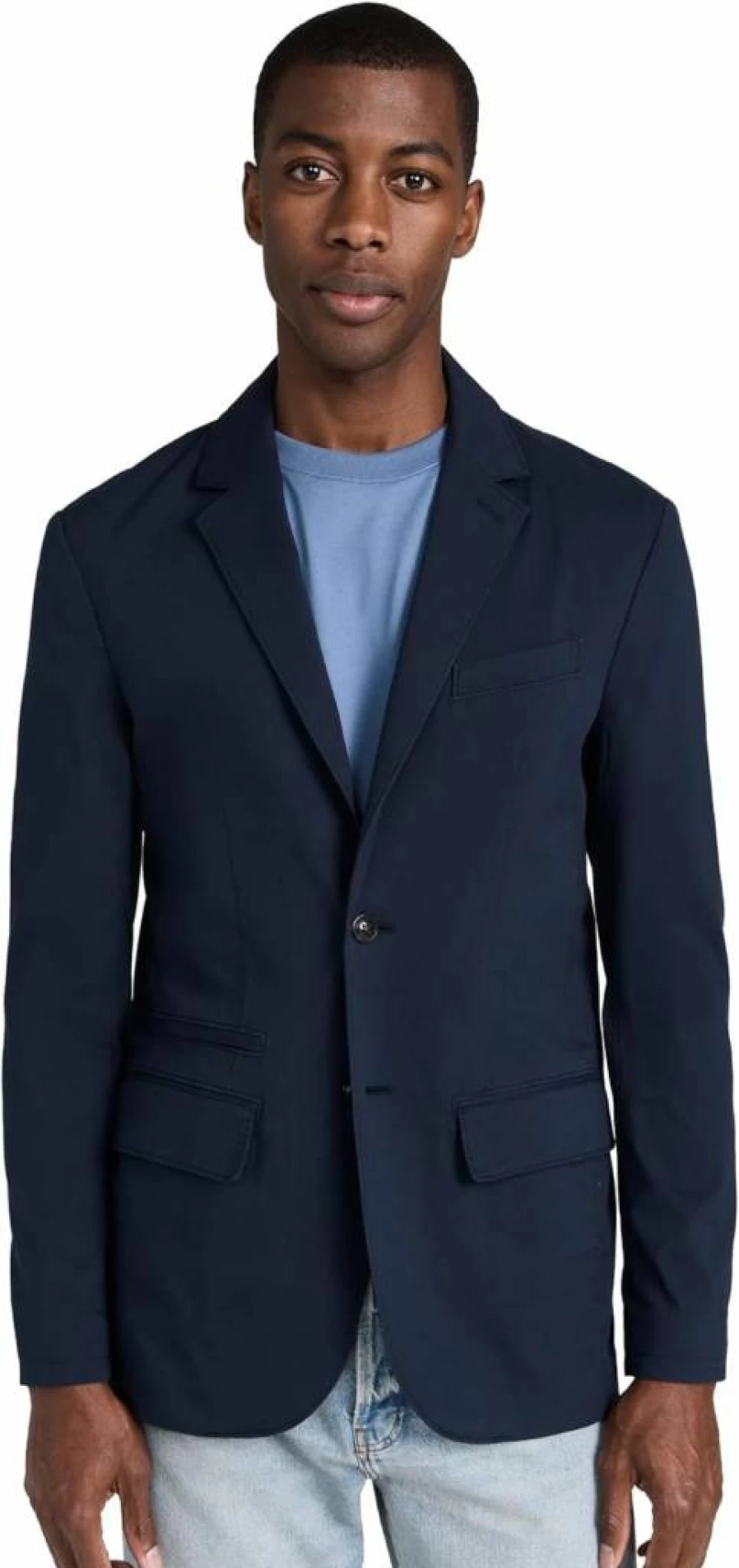 Faherty Men's Movement Blazer - Lightweight Travel-Friendly Sport Coat for Men