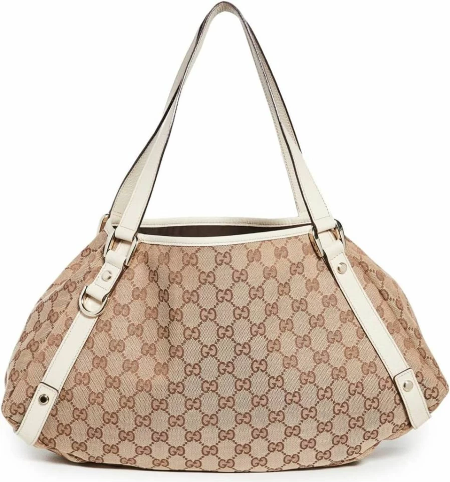 Gucci Pre-Owned Abbey Medium Tote Bag GG Monogram Canvas Women's Handbag