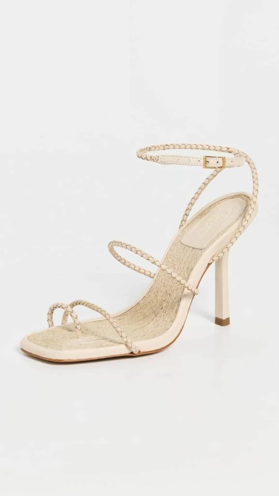 SCHUTZ Kaya Women's Straw Heeled Sandals – Summer Wedge Espadrille Shoes