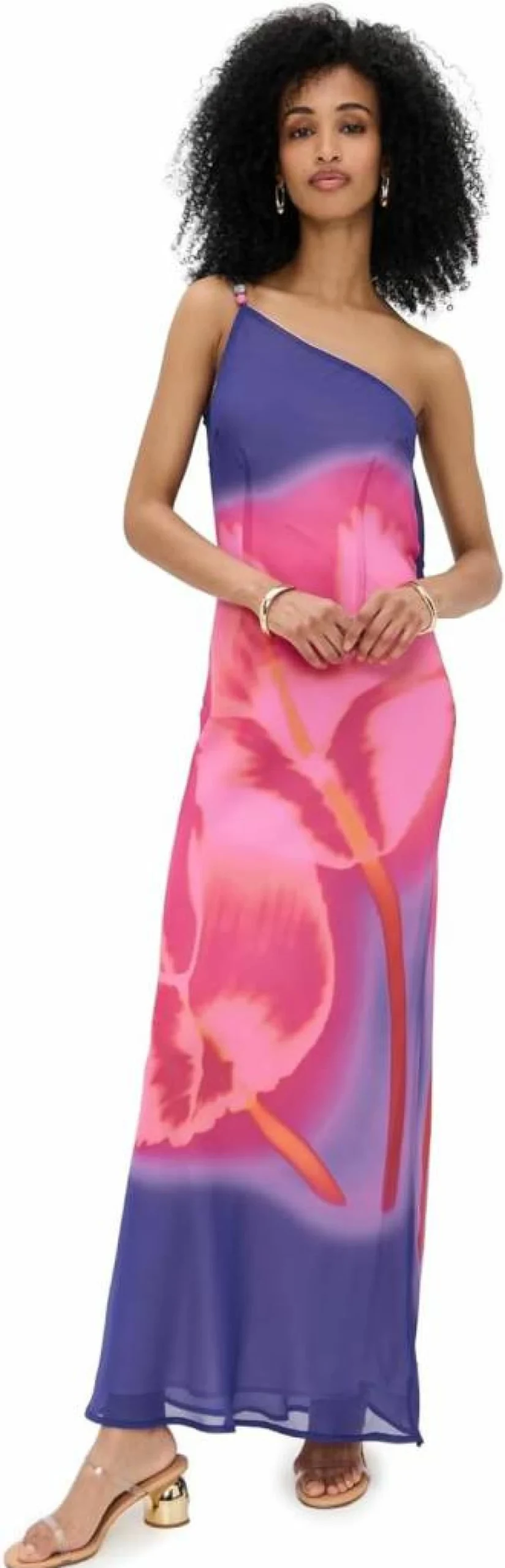 Runaway the Label Women's Sondrey Maxi Dress - Flowy Long Summer Dress with Bohemian Print