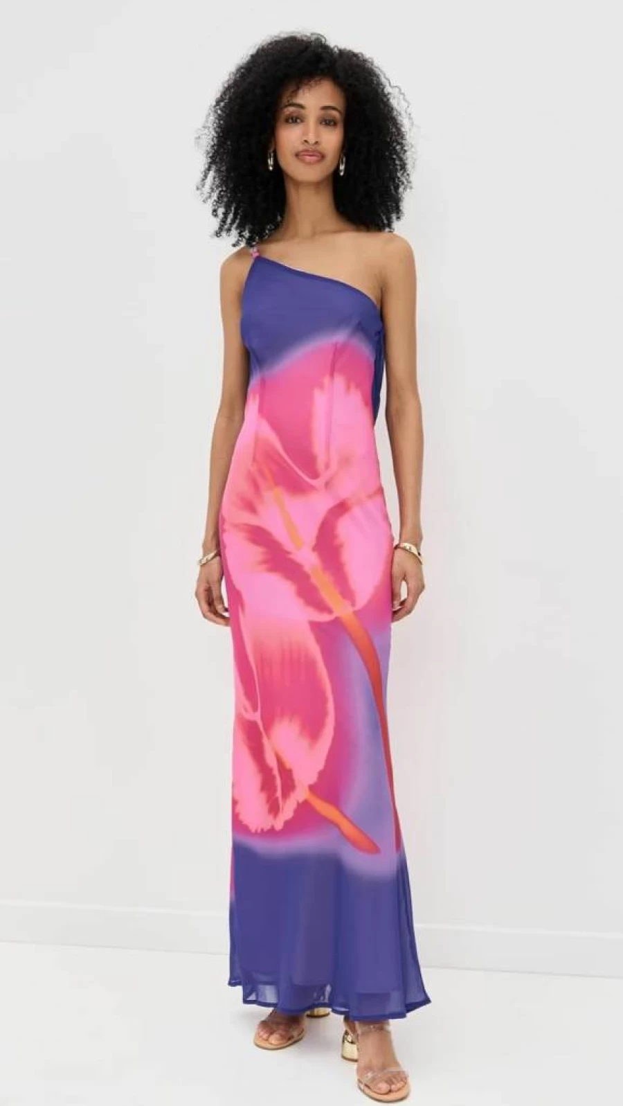 Runaway the Label Women's Sondrey Maxi Dress - Flowy Long Summer Dress with Bohemian Print