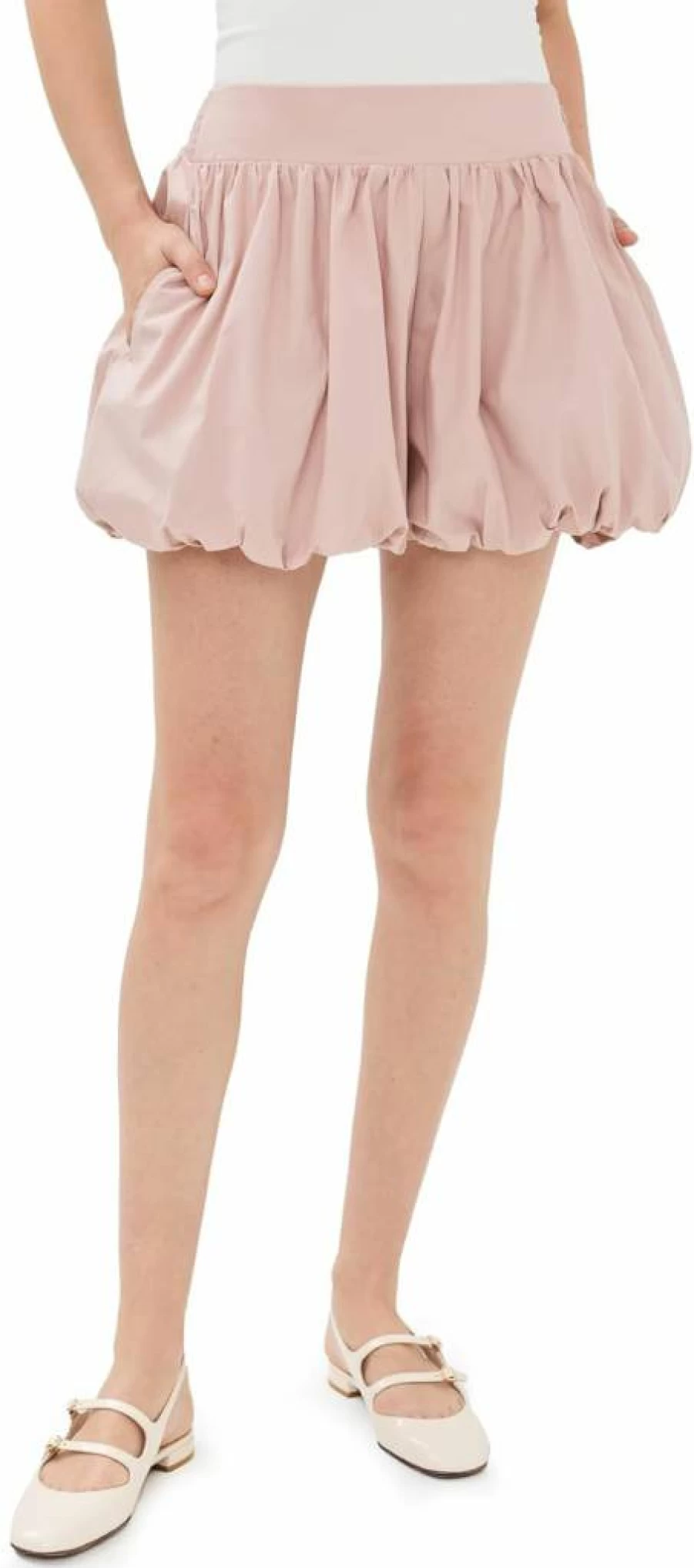 Susana Monaco Women's Stylish Poplin Bubble Shorts - Comfortable & Trendy Summer Shorts