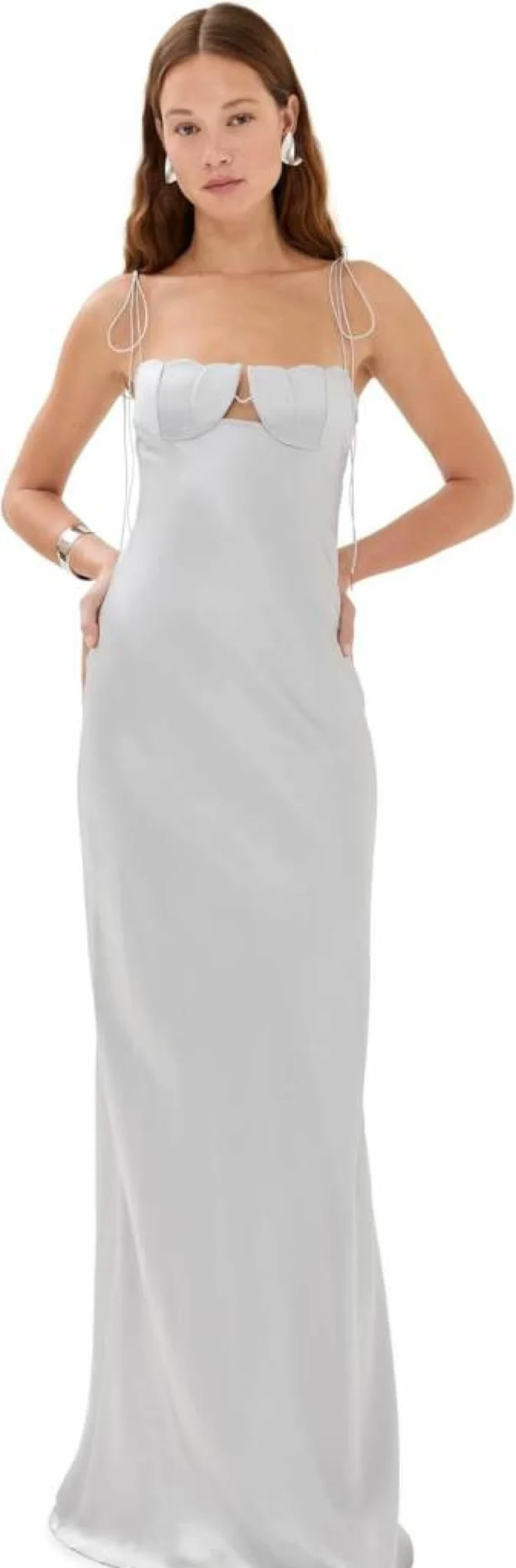 Anna October Women's Tulip Maxi Dress - Floral Print Long Summer Dress Elegant Boho Chic Style