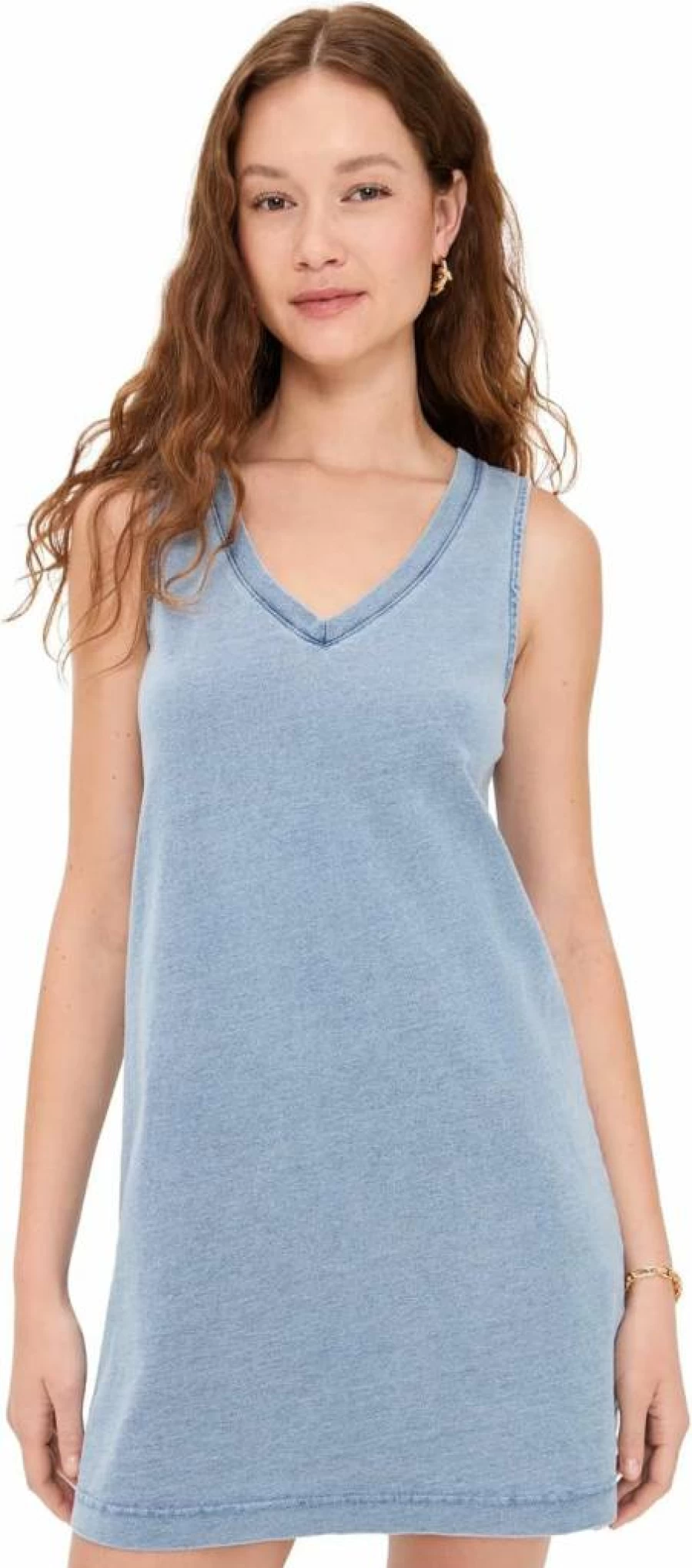Z SUPPLY Women's Sloane Dress - Casual Chic Flowy Mini Dress with V-Neck and Short Sleeves