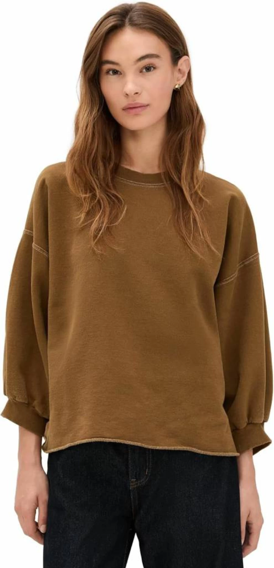 Rachel Comey Women's Fond Pullover Sweatshirt - Soft Casual Crewneck Top