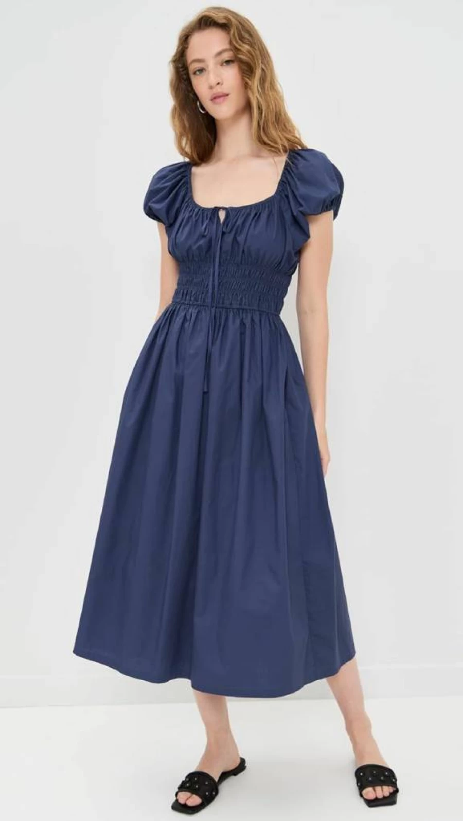 O.P.T Women's Louisa Dress - Elegant Flowy Summer Dress with V-Neck and Floral Print