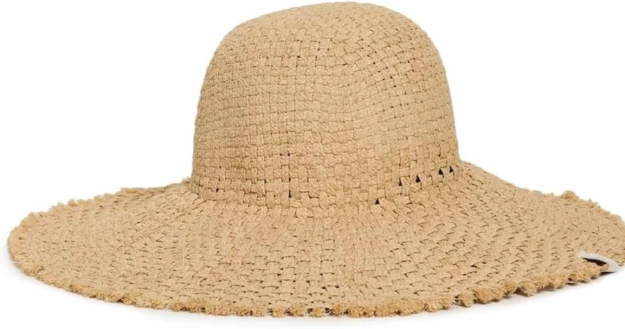Rag & Bone Ella Women's Straw Sun Hat – Summer Wide Brim Beach Hat