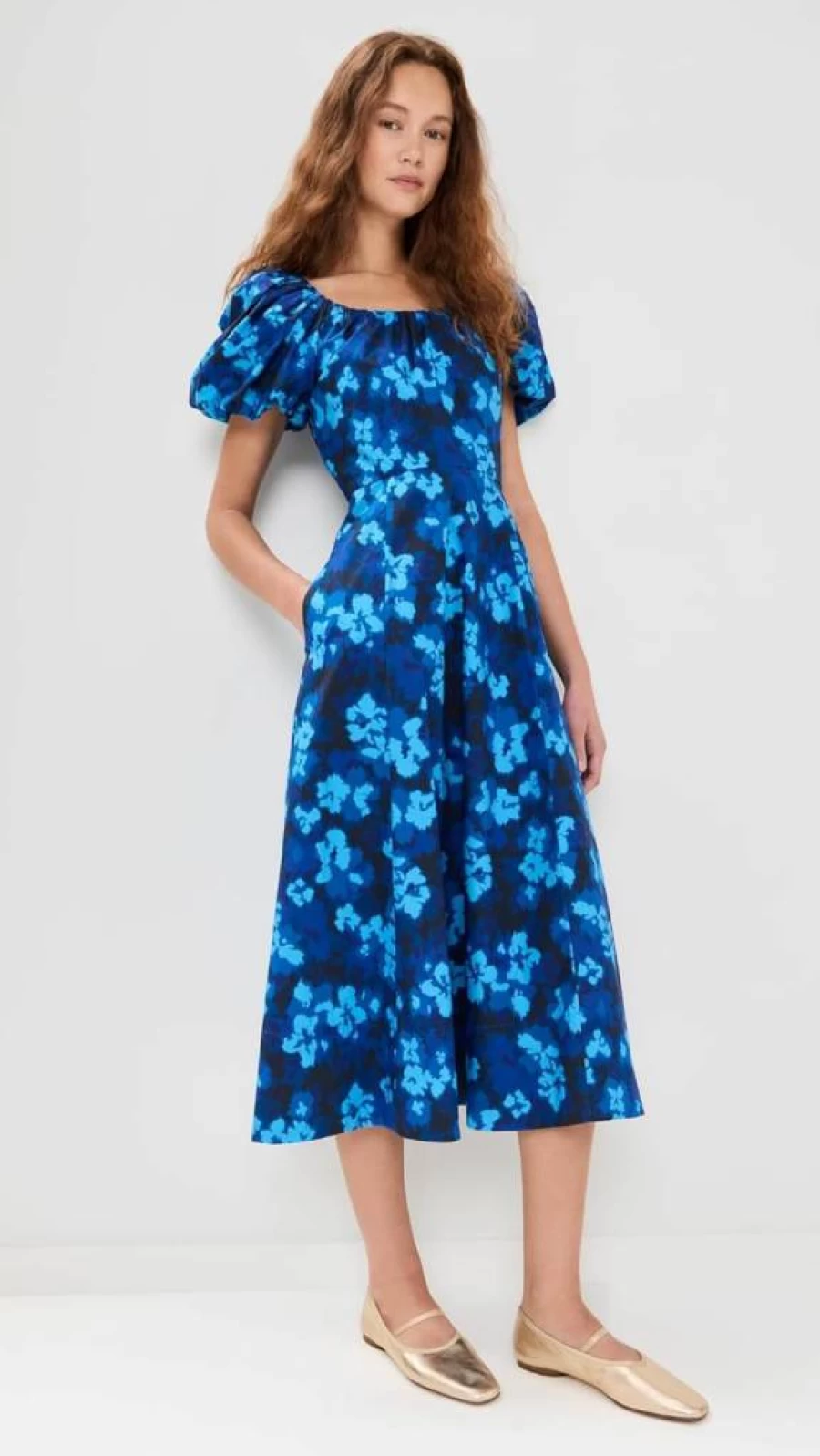 Ulla Johnson Imara Women's Floral Printed Midi Dress - Boho Chic Style