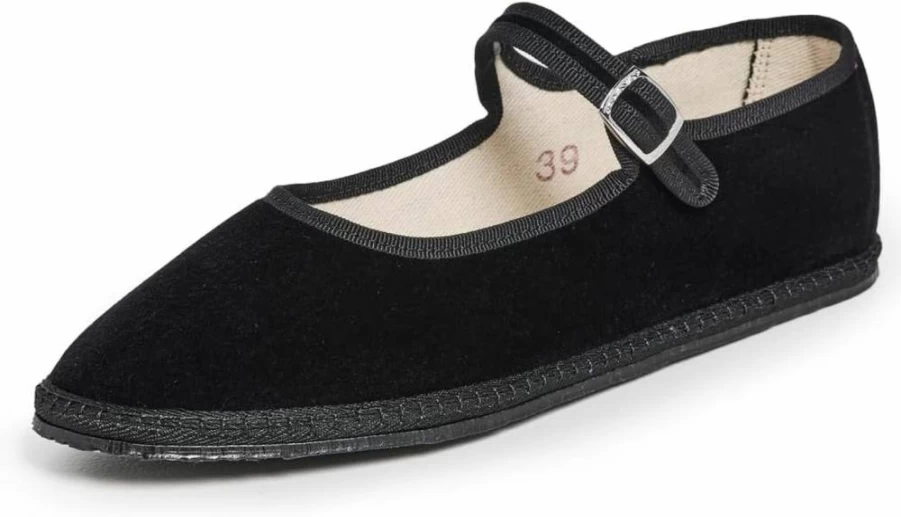 ViBi VENEZiA Women's Mary Jane Flats in Ecru – Classic Comfortable Ballet Shoes for Women
