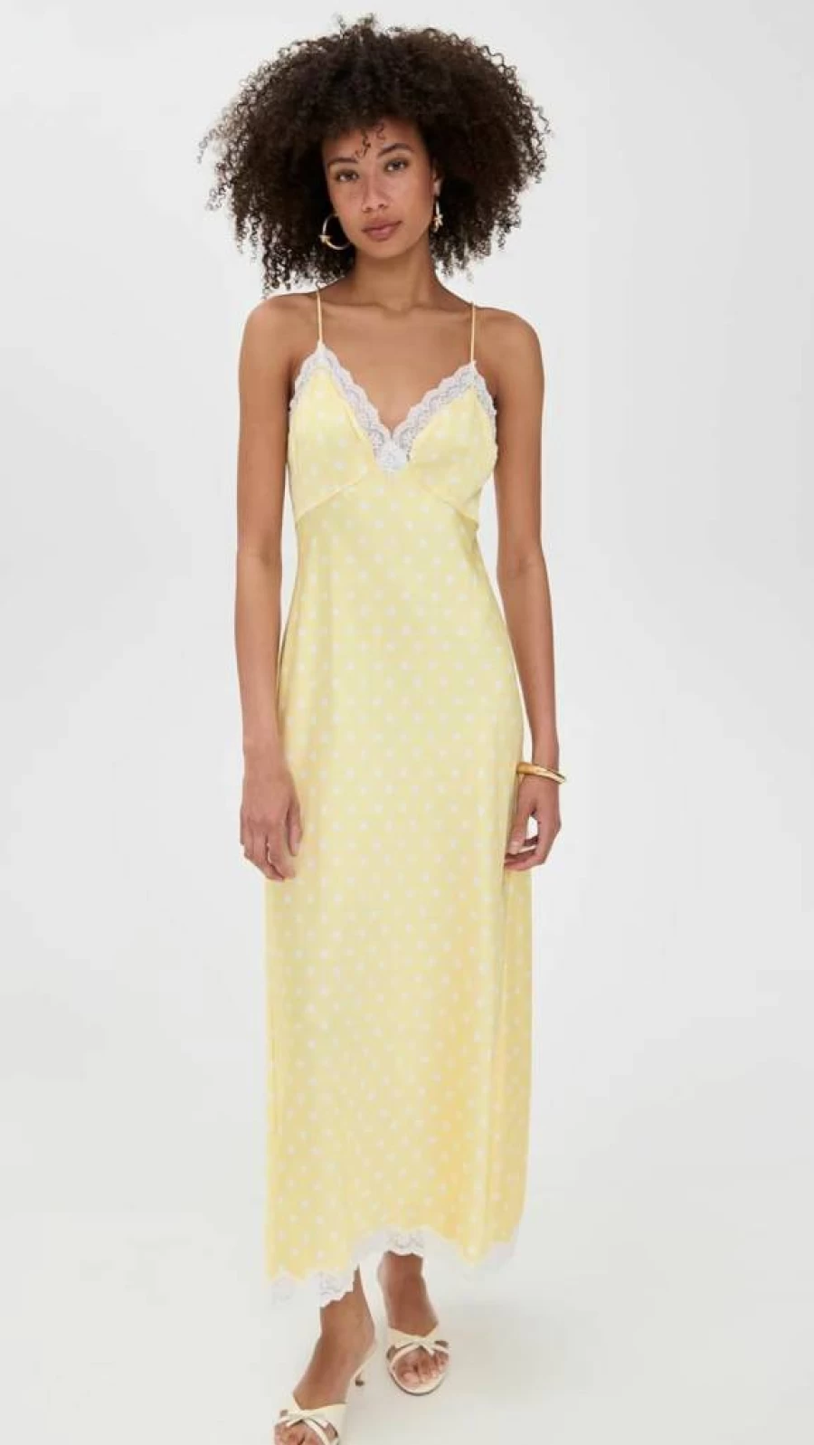 LOVESHACKFANCY Women's Manuela Floral Dress - Boho Chic Maxi Dress for Women