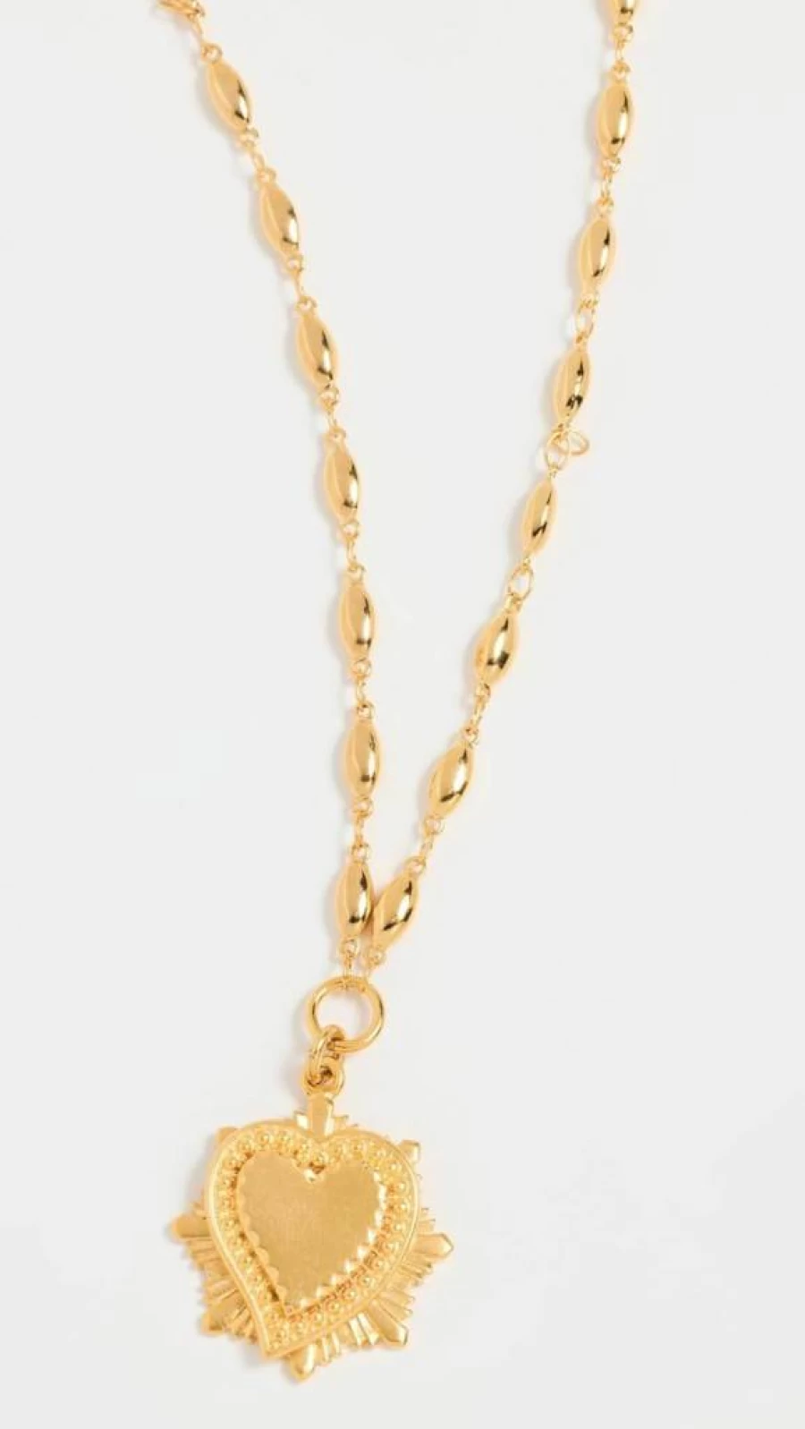 Brinker & Eliza Women's Heart On Fire Necklace - Elegant Fire Heart Pendant Jewelry for Women