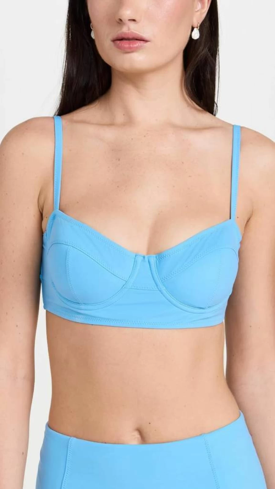 Ulla Johnson Zahara Bikini Top for Women - Floral Printed Swimwear