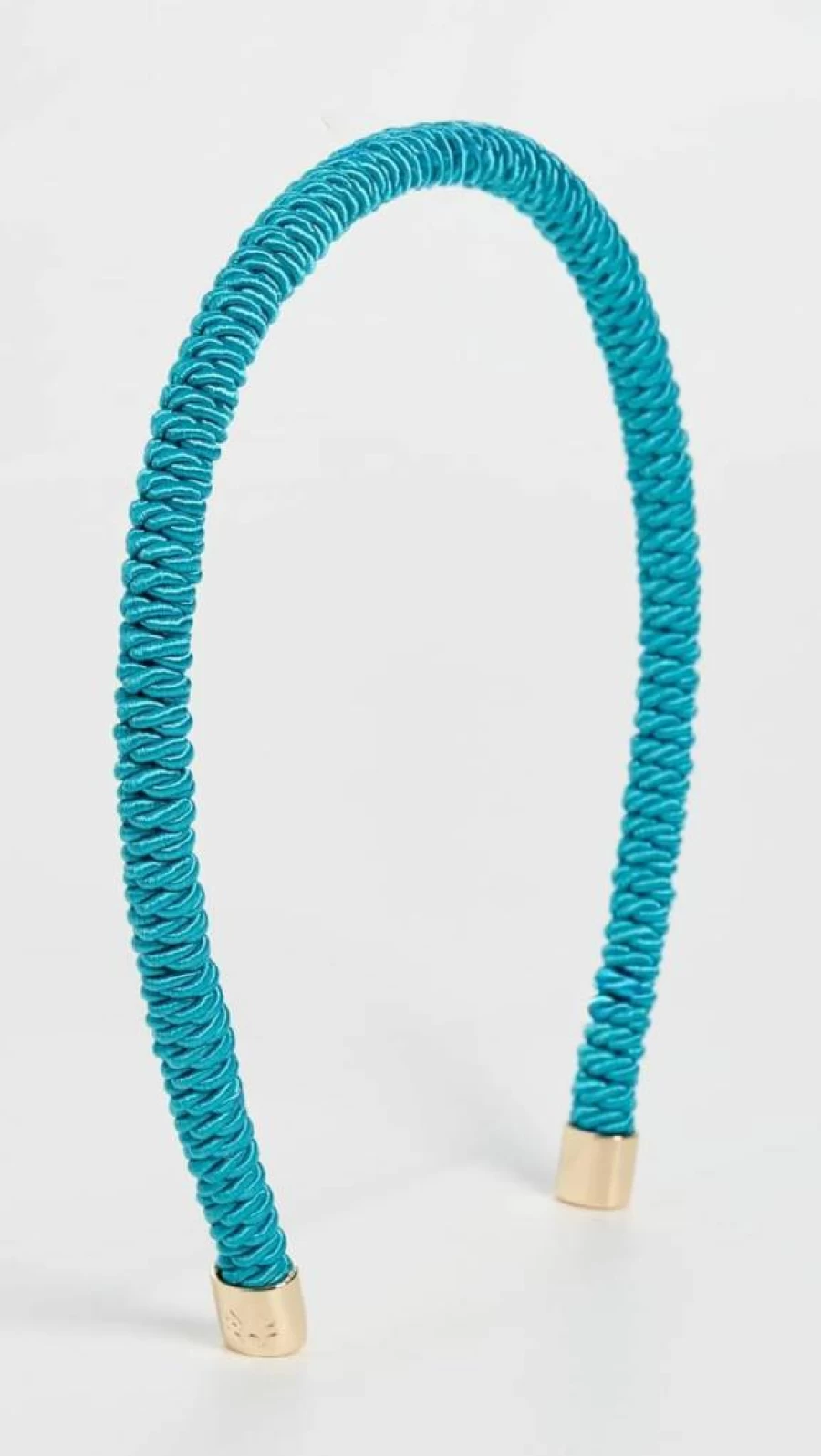 Lele Sadoughi Women's Azure Blue Bardot Cording Headband – One Size Adjustable Hair Accessory