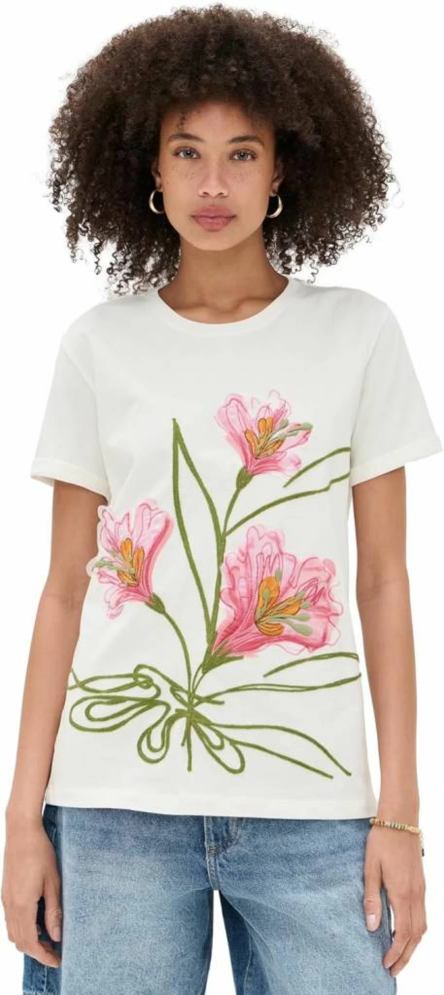 AGUA BENDITA Women's Gea 2 Chroma Graphic Tee | Stylish Printed Short Sleeve T-Shirt