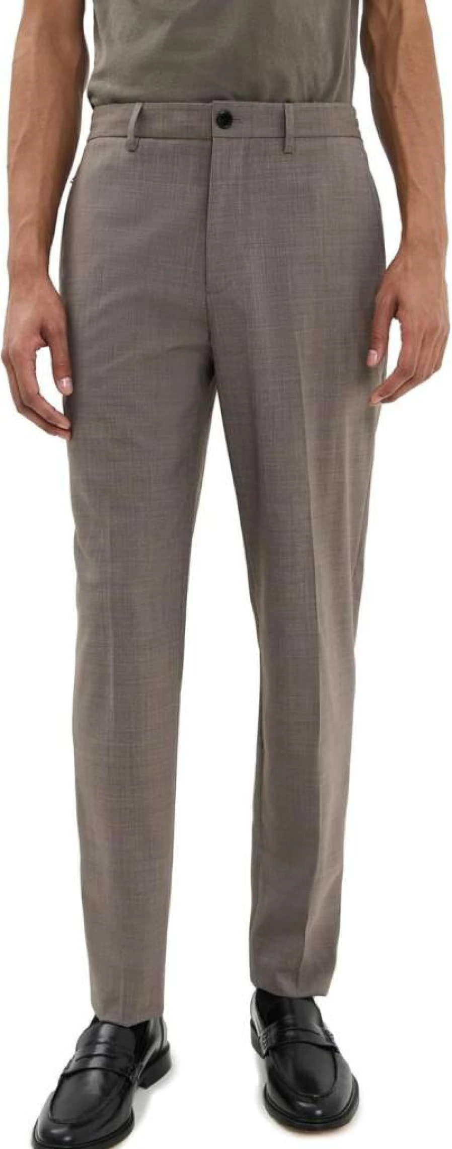 Theory Men's Curtis Travel Pants - Slim Fit Stretch Dress Pants for Business & Casual Wear