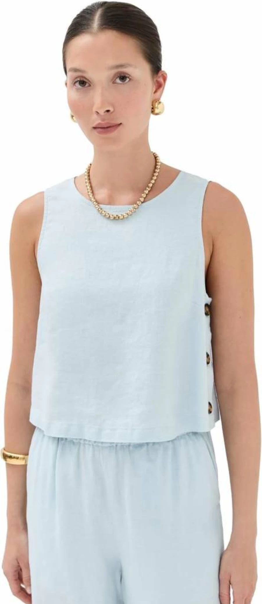 LE BOP Women's Margot Tank Top - Comfortable & Stylish Casual Wear