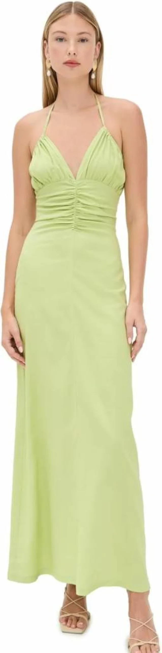 Riot Swim Women's Dani Cross Halter Dress - Stylish Summer Beach Dress for Women