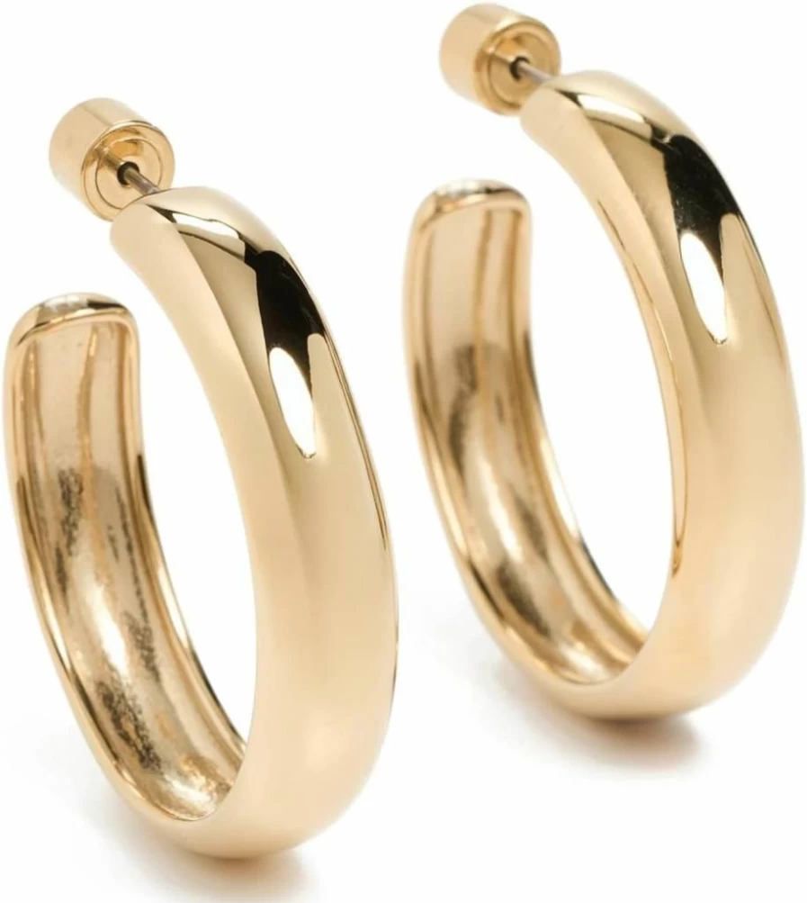 JENNY BIRD Women's Large Hoop Earrings - Classic Staple Gold Hoops for Everyday Wear
