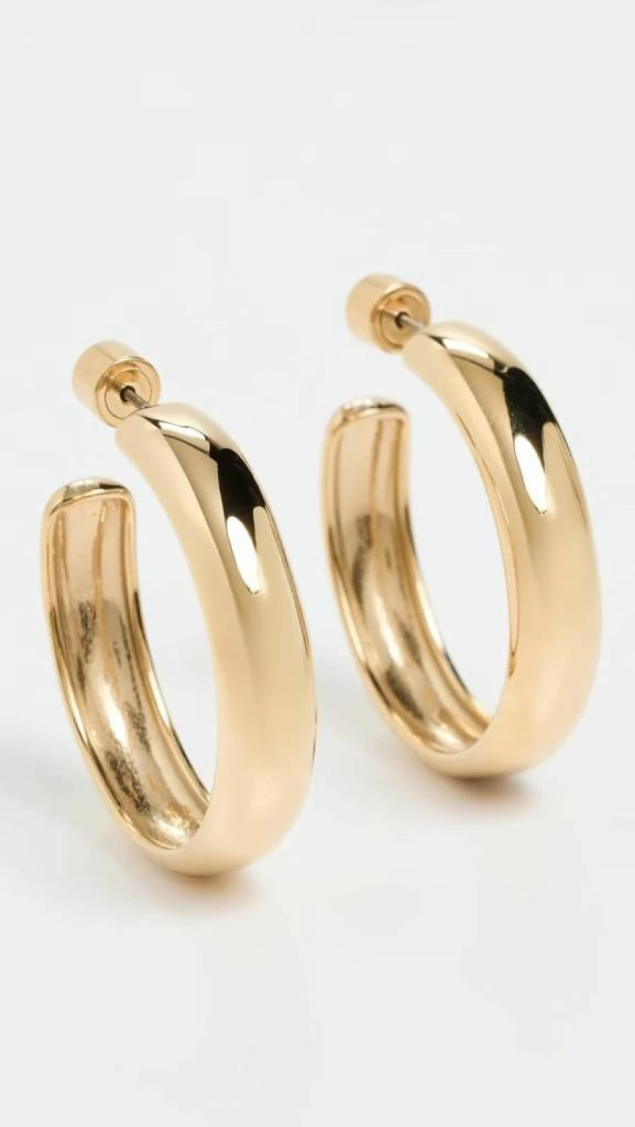 JENNY BIRD Women's Large Hoop Earrings - Classic Staple Gold Hoops for Everyday Wear