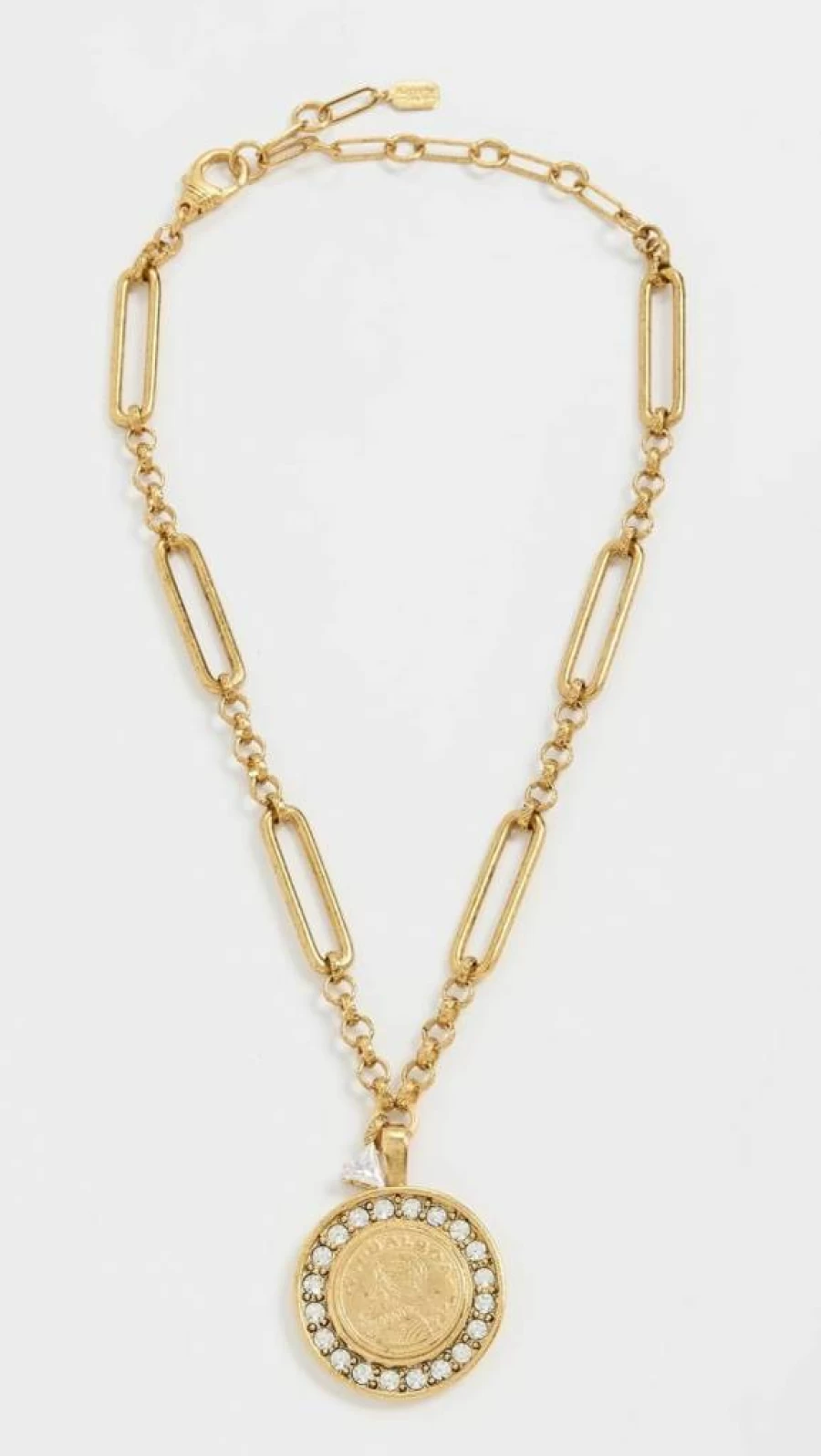 Elizabeth Cole Women's Balboa Pearl Pendant Necklace - Elegant Gold Jewelry for Women