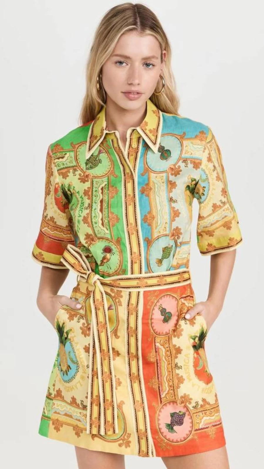 Alemais Women's La Musica Mini Dress - Floral Summer Bohemian Style
