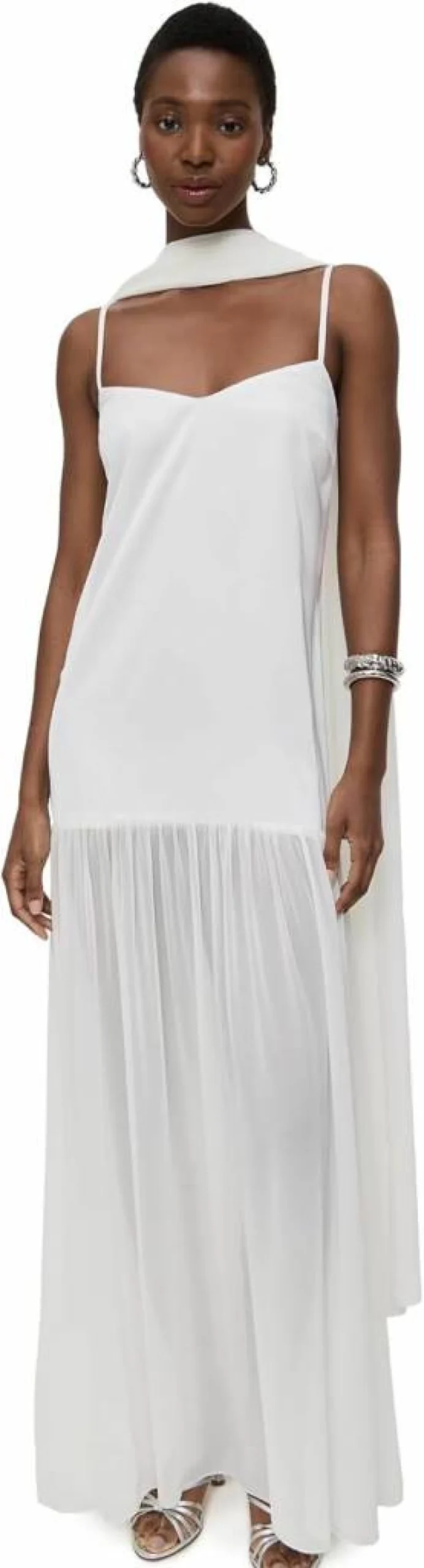 Show Me Your Mumu Dalia Maxi Dress in Ivory Luxe Satin - Elegant Long Satin Gown