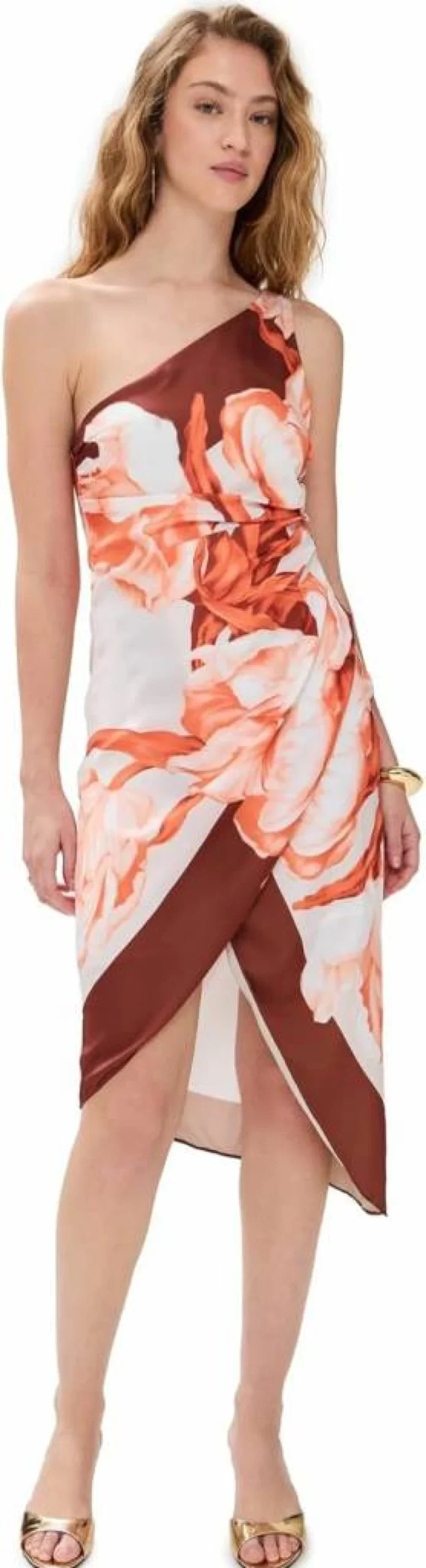 ROCOCO SAND Women's Floral Printed Midi Dress - Elegant Vintage Style Summer Casual Dress