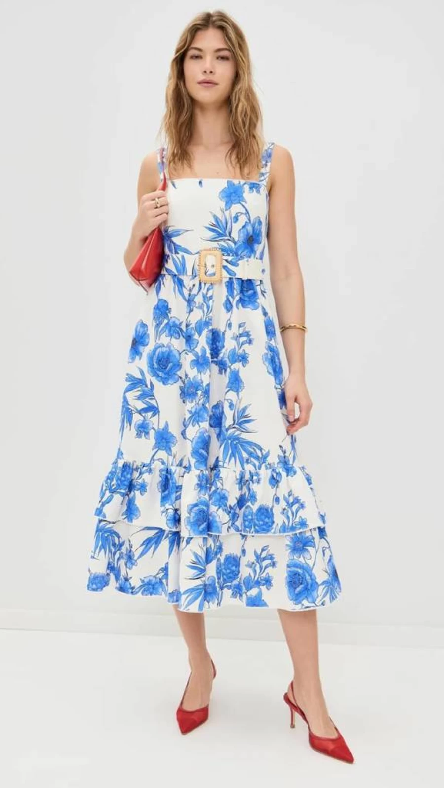 Borgo de Nor Women's Dani Dress - Elegant Flowy Boho Chic Summer Maxi Dress
