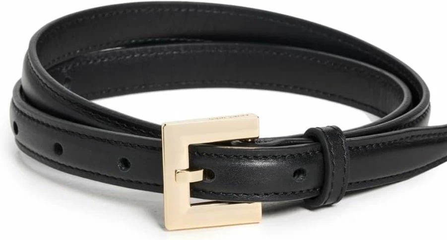 ANINE BING Women's Niccola Leather Belt - Premium Designer Waist Belt for Women