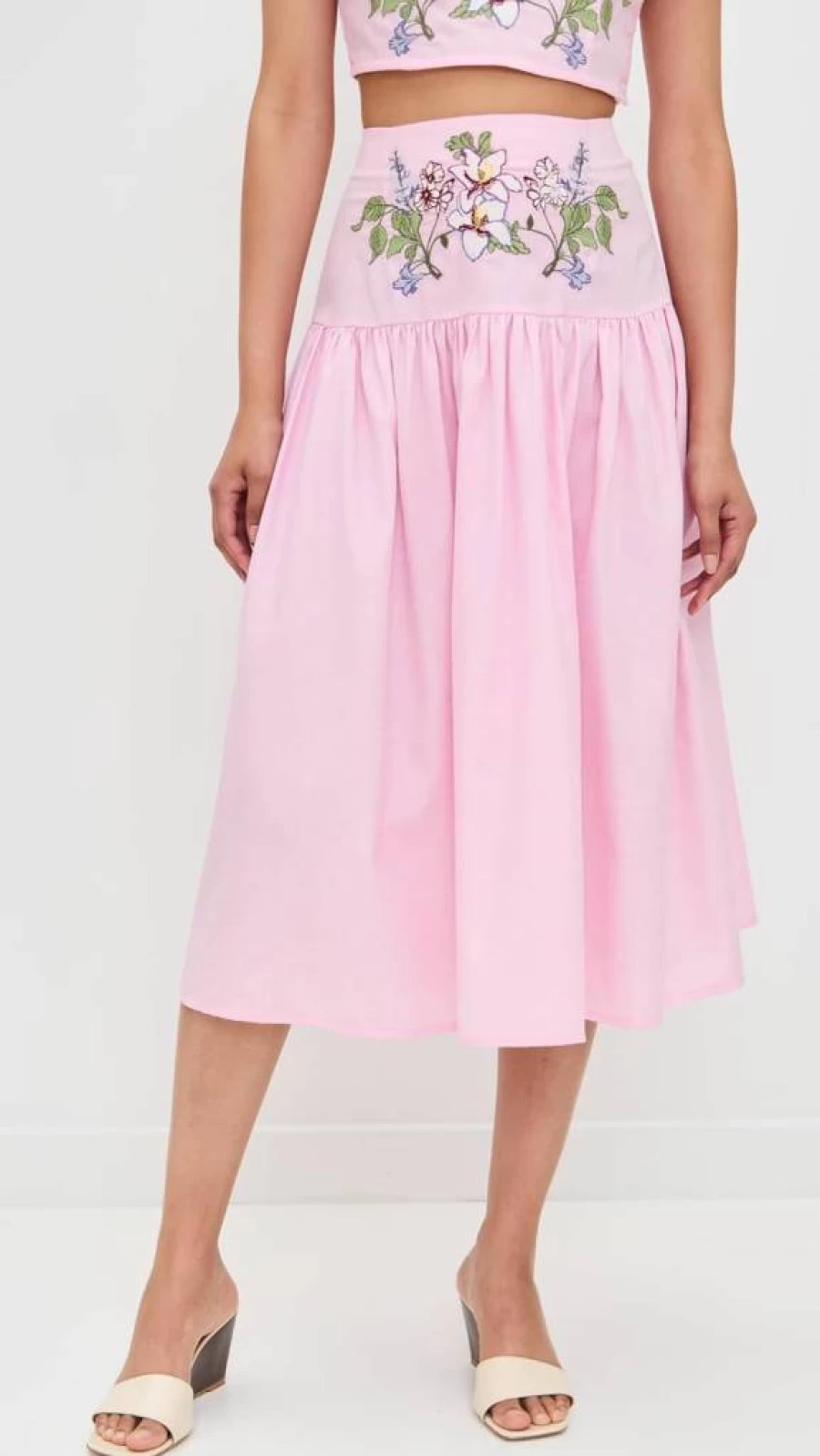 FANM MON Women's Ulviye Skirt - Stylish High Waisted A-Line Skirt for Women