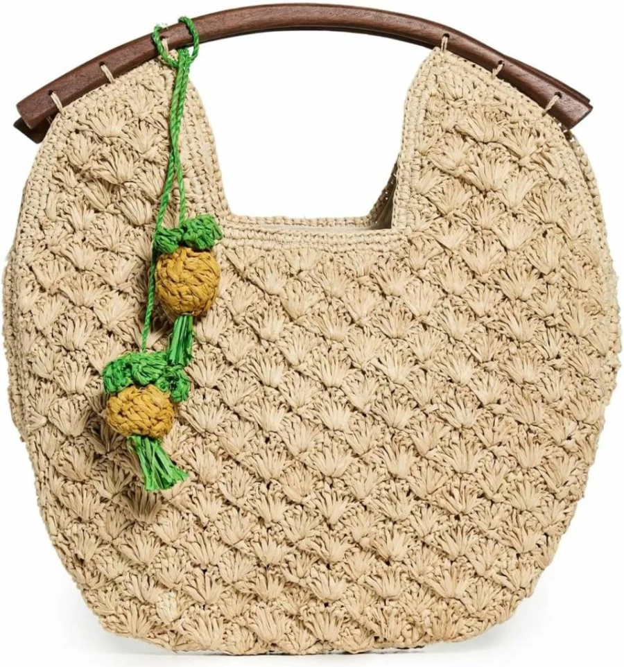 MAR Y SOL Women's Isla Clutch - Handwoven Boho Handbag for Women, Fashionable Crossbody Purse