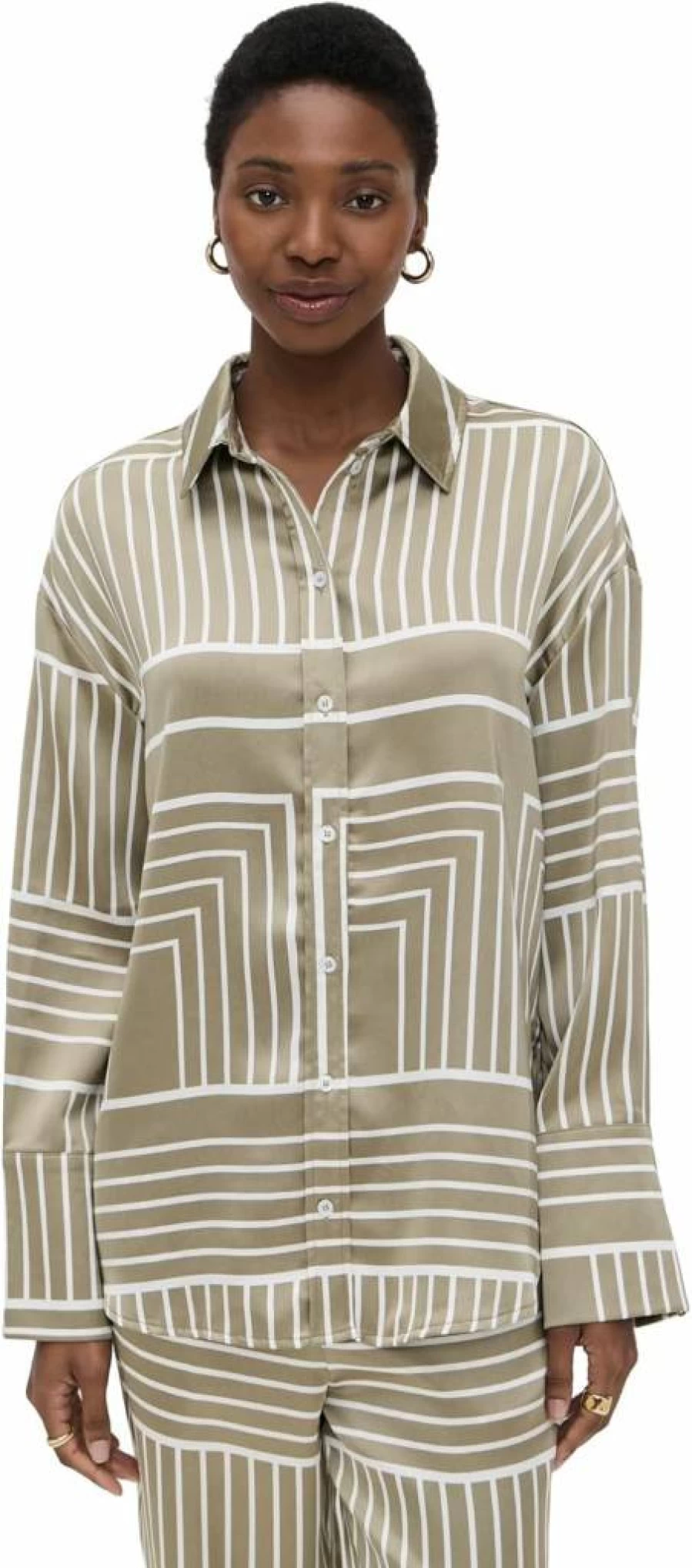 4TH & RECKLESS Women's Amira Shirt | Stylish Casual Button-Down Top for Women